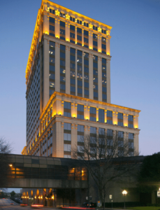 Resurgens Plaza office building in the Buckhead submarket of Atlanta, GA. Find out more about this attractive office space sublease opportunity.